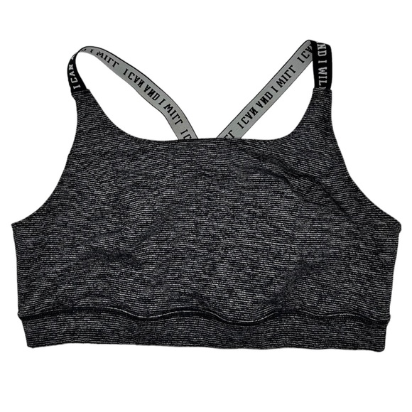 Torrid Plus Size Women’s Space Dye “I Can and I Will” Active Sports Bra Size 1X - Picture 1 of 7